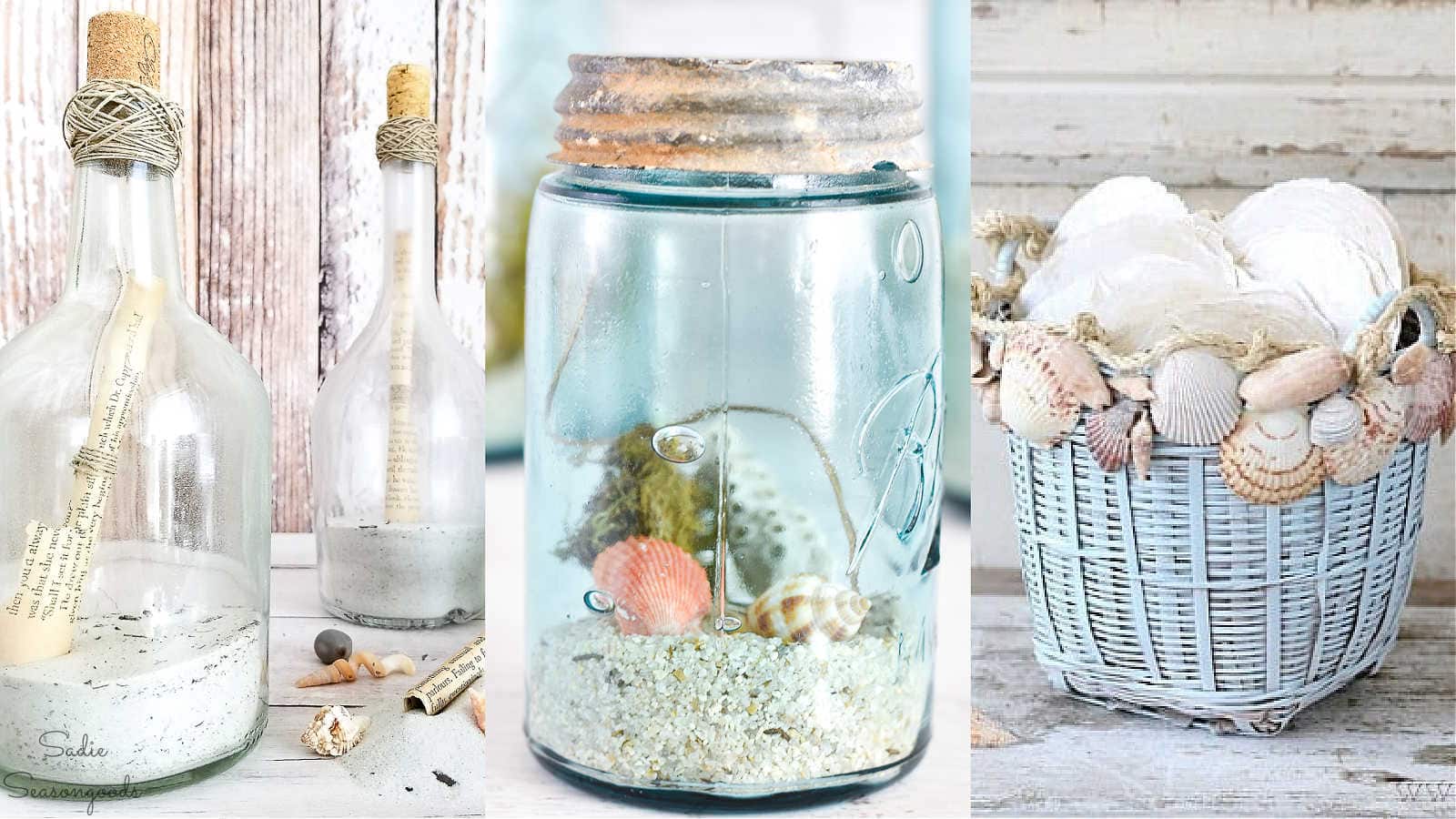 seashell and driftwood crafts