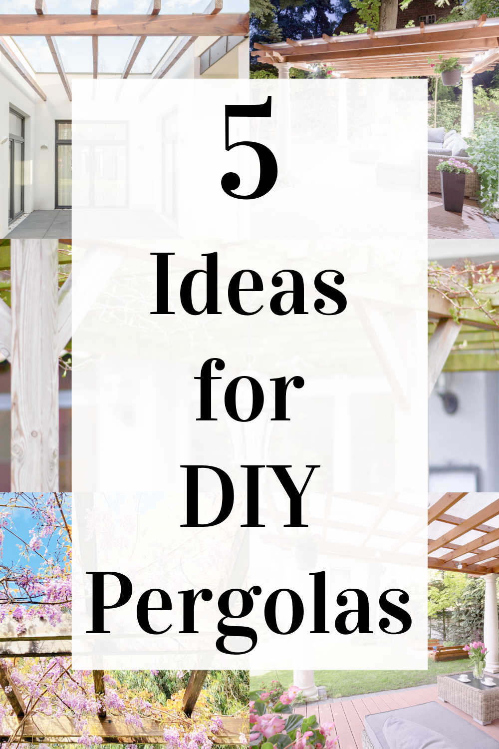 diy pergola ideas to build