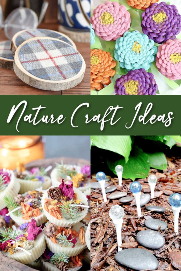 Ideas For Nature Crafts With Acorns Pinecones Flowers And More 