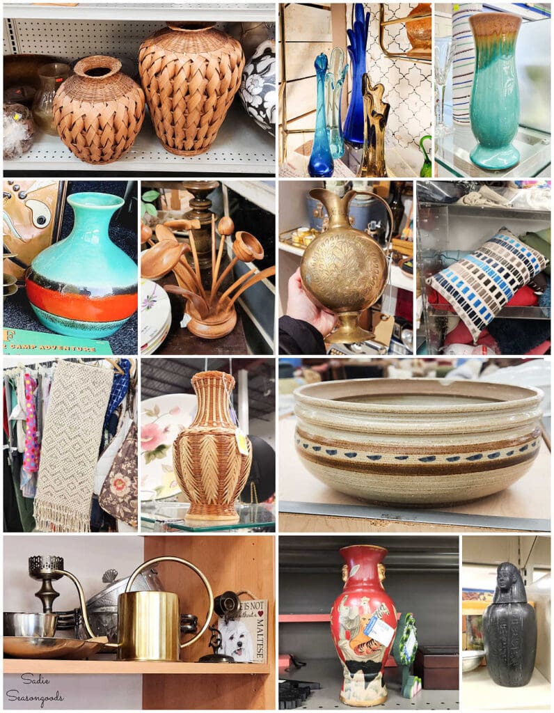 Thrift Store Home Decor Eclectic MidCentury Modern Style