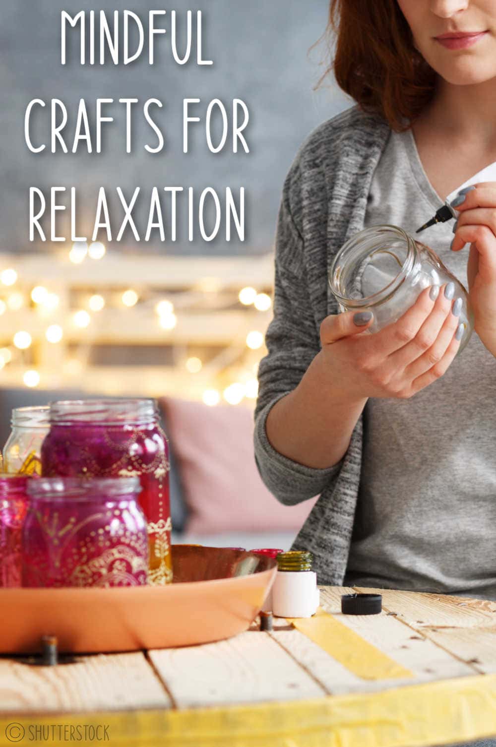 stress relief through crafting