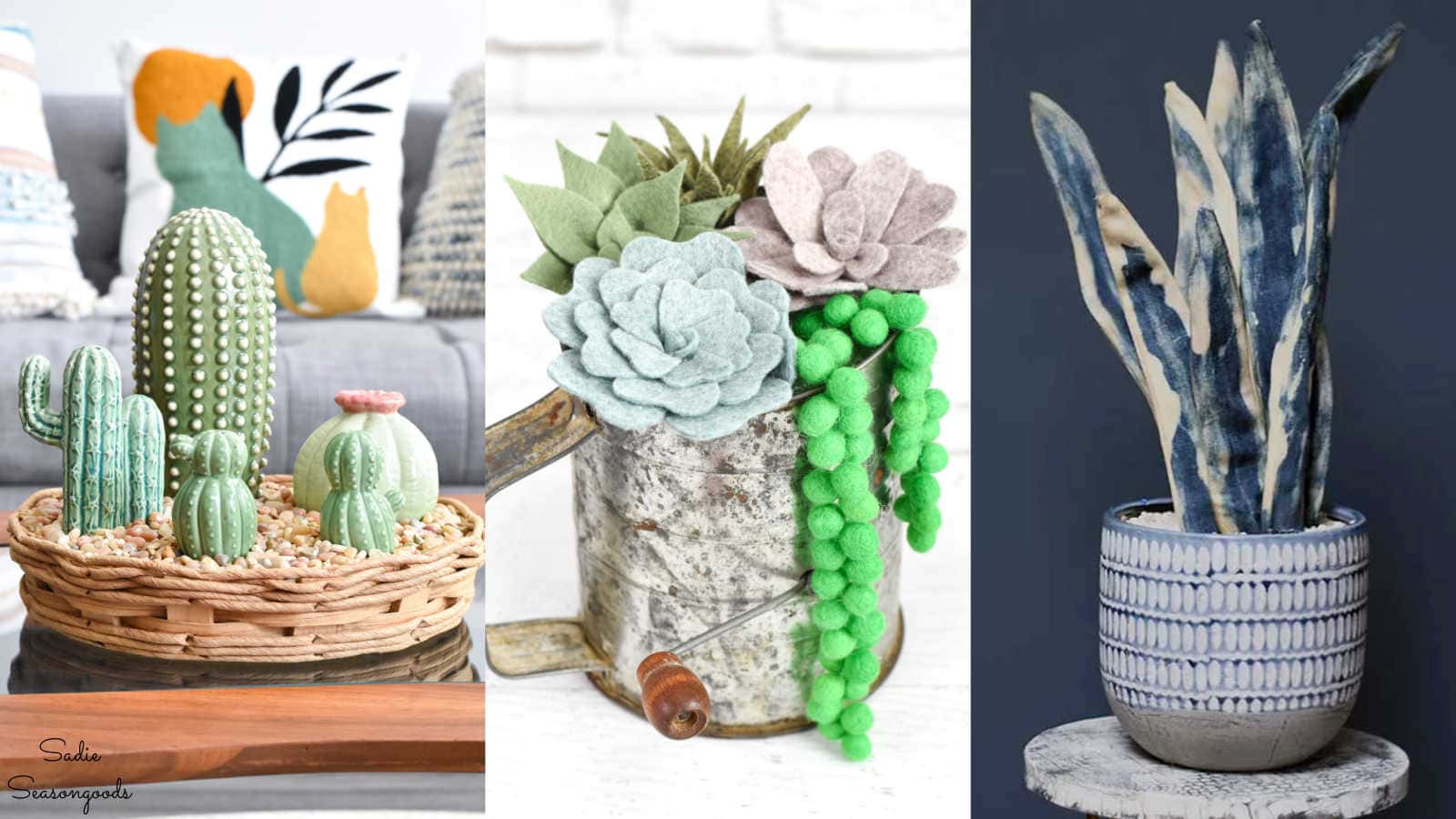 Upcycled and DIY Ideas for Fake Plants