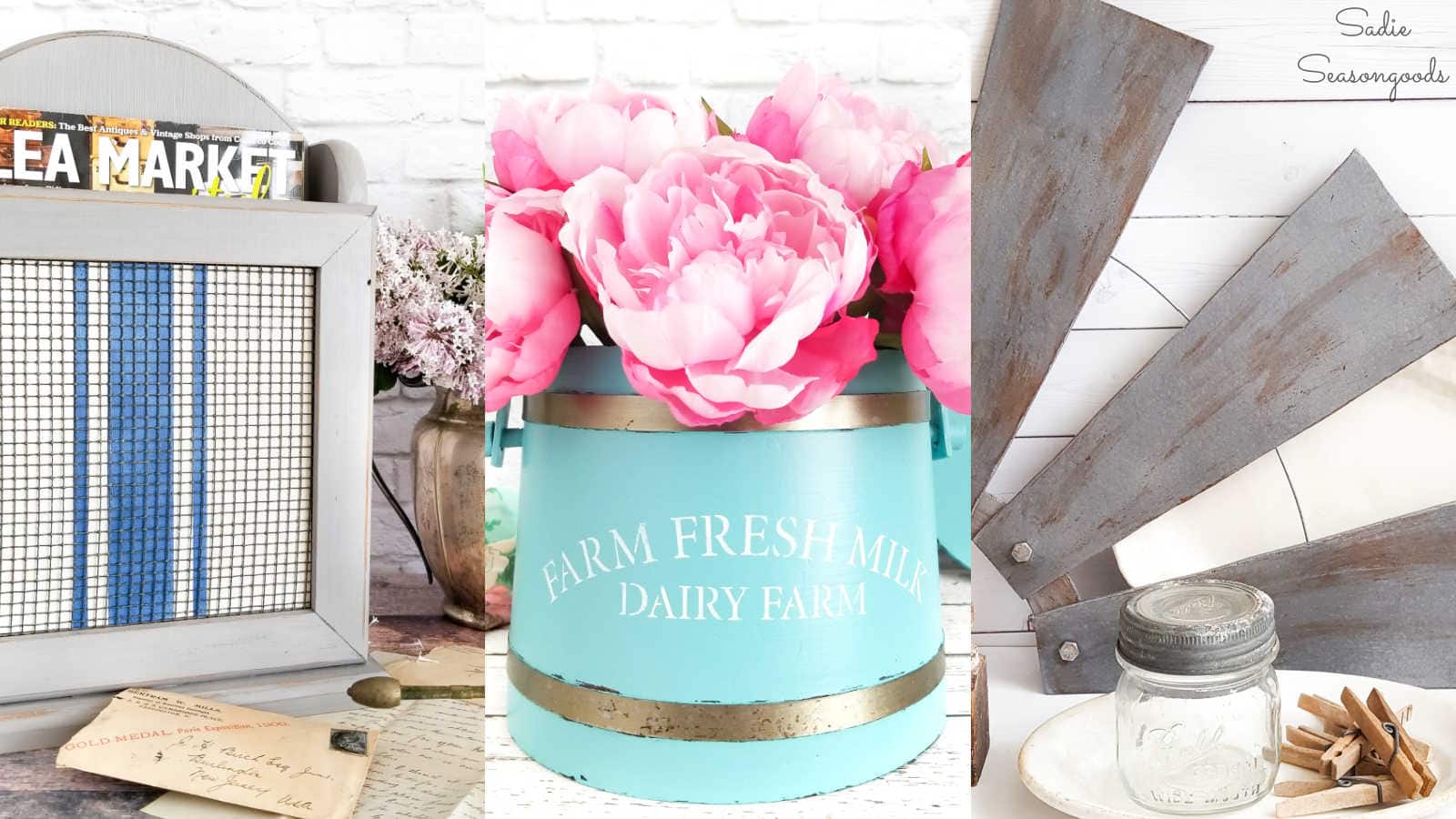 Thrifty Ideas for Farmhouse Decor