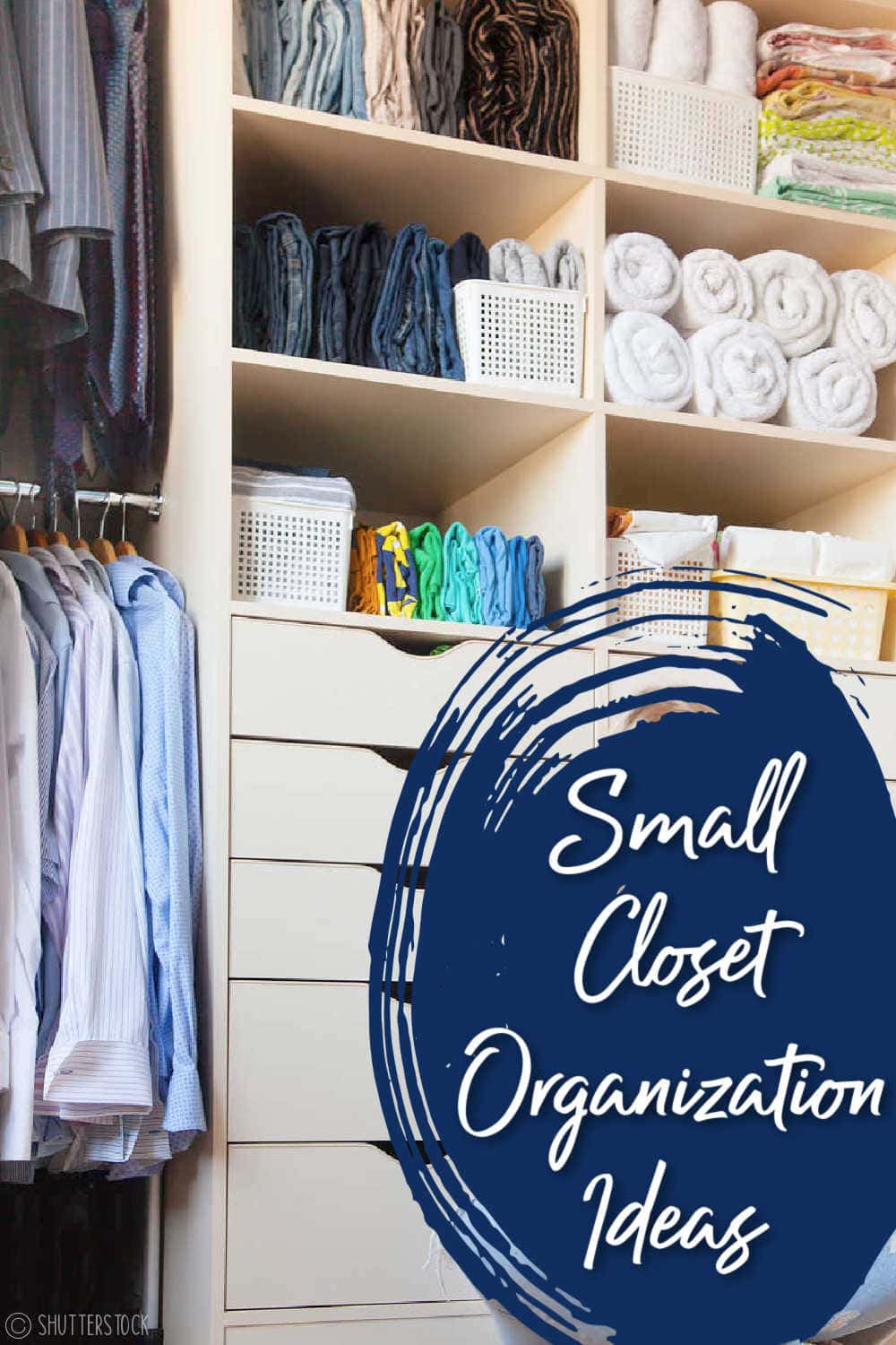 how to organize a small closet