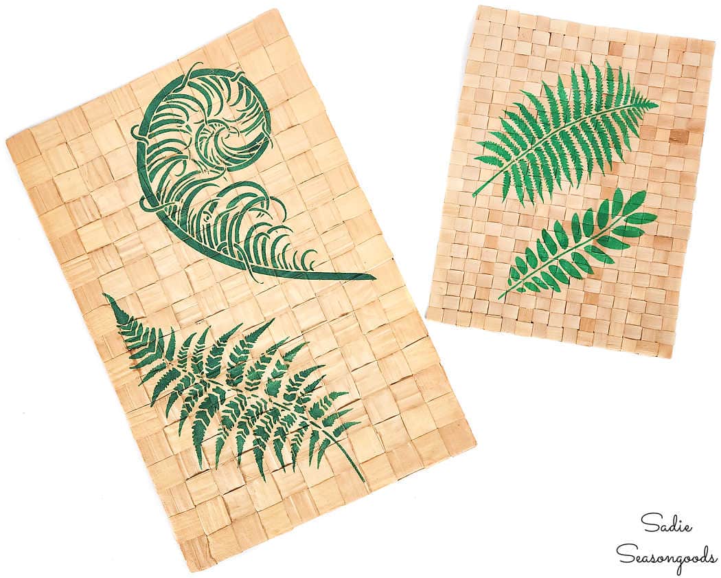 botanical prints to use as boho wall decor