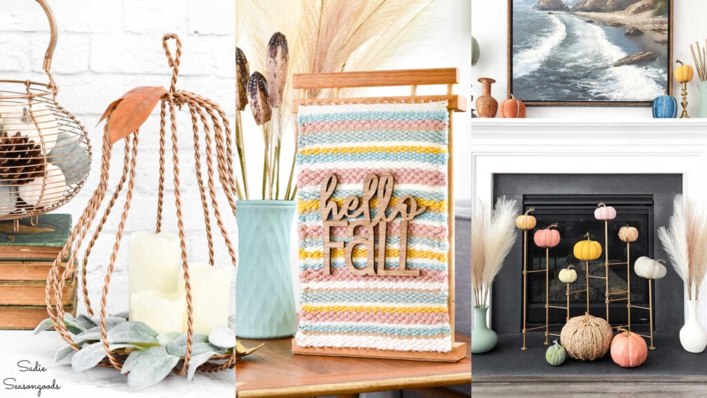 Repurposing Ideas for Fall Decor from the Thrift Store