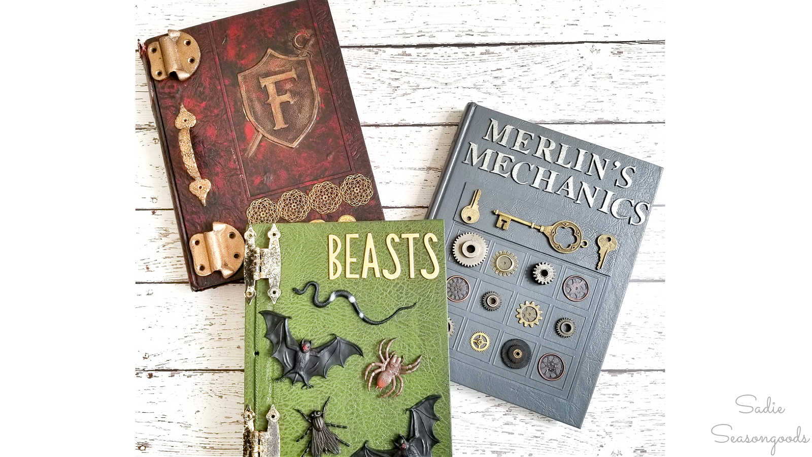 diy spell books for halloween