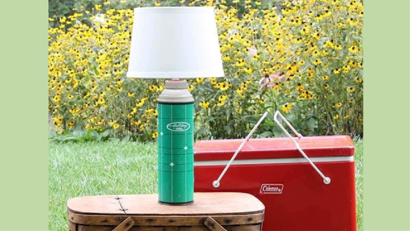 upcycle idea for vintage thermos