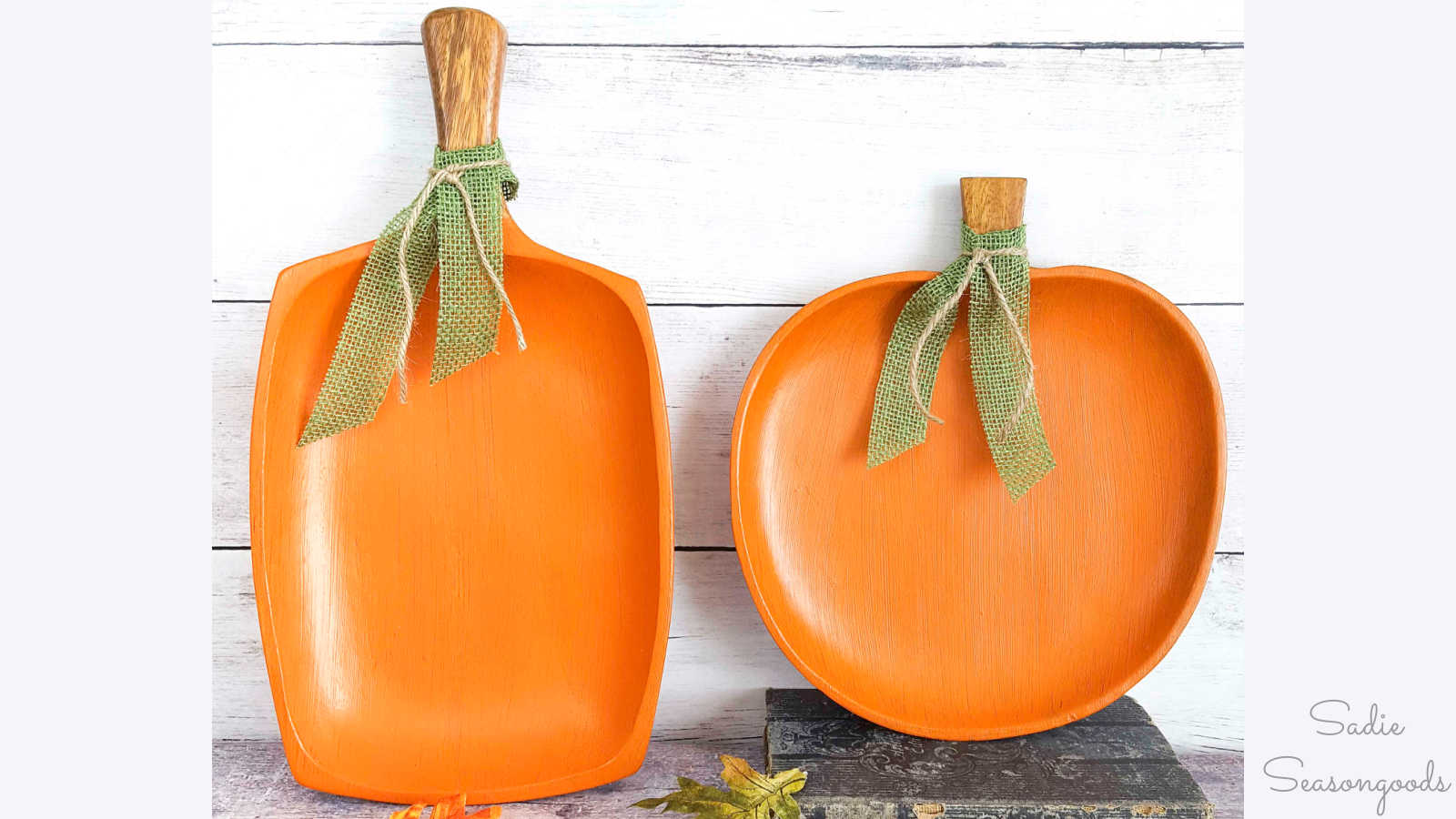 pumpkin trays for fall