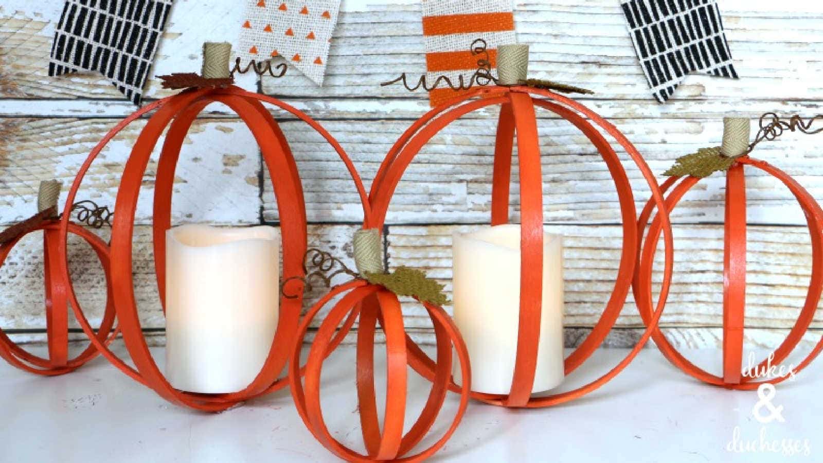 embroidery hoop pumpkins