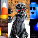 halloween crafts from the thrift store
