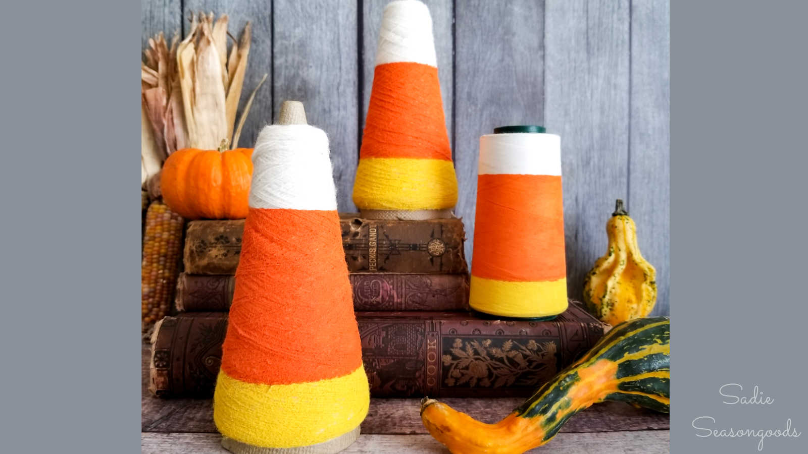 candy corn decor