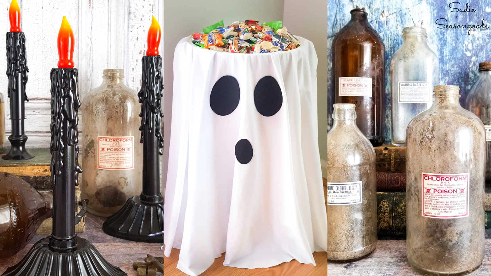 Halloween Home Decor from the Thrift Store