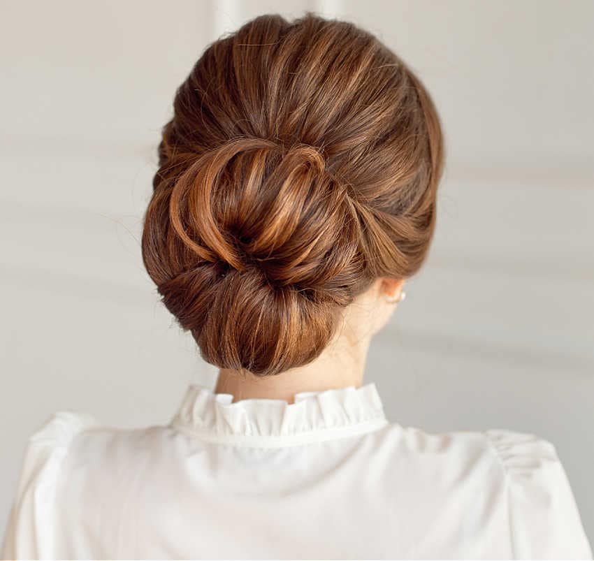 making a ballerina bun with a sock