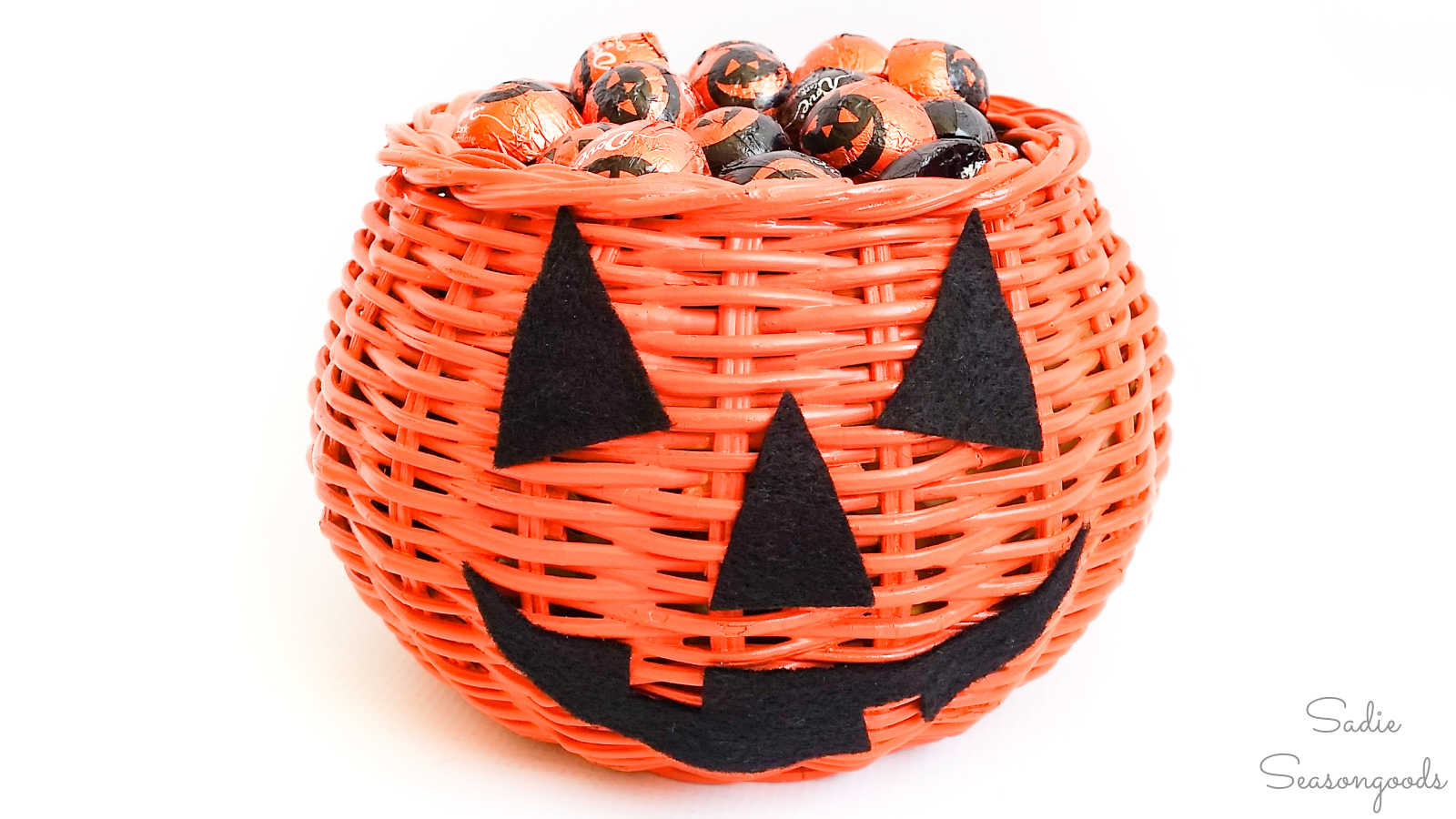 halloween candy basket