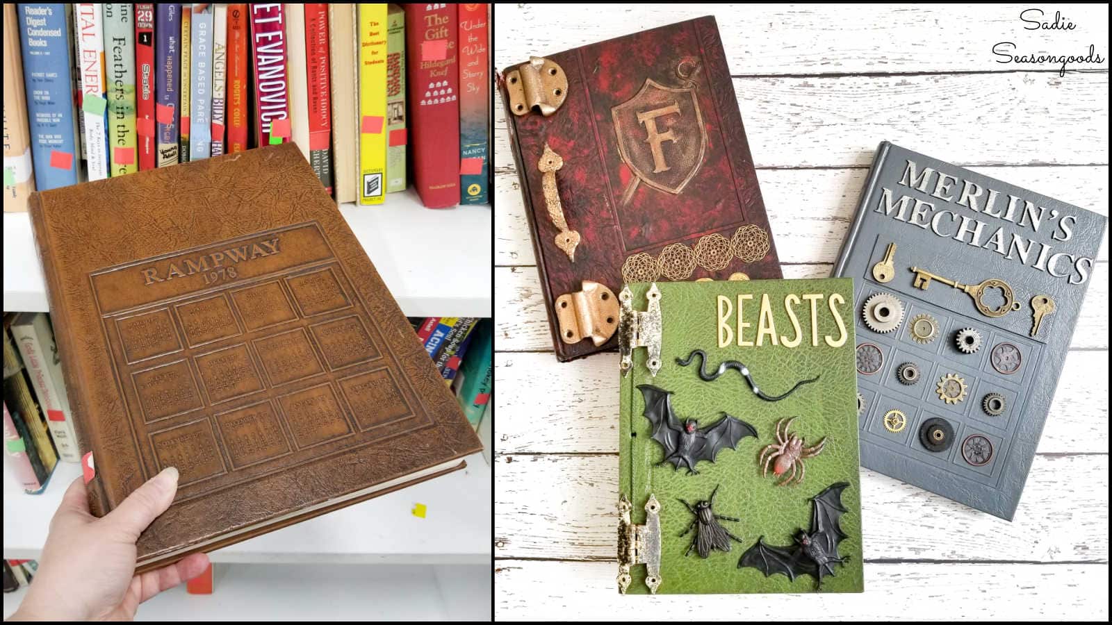 diy halloween spellbooks