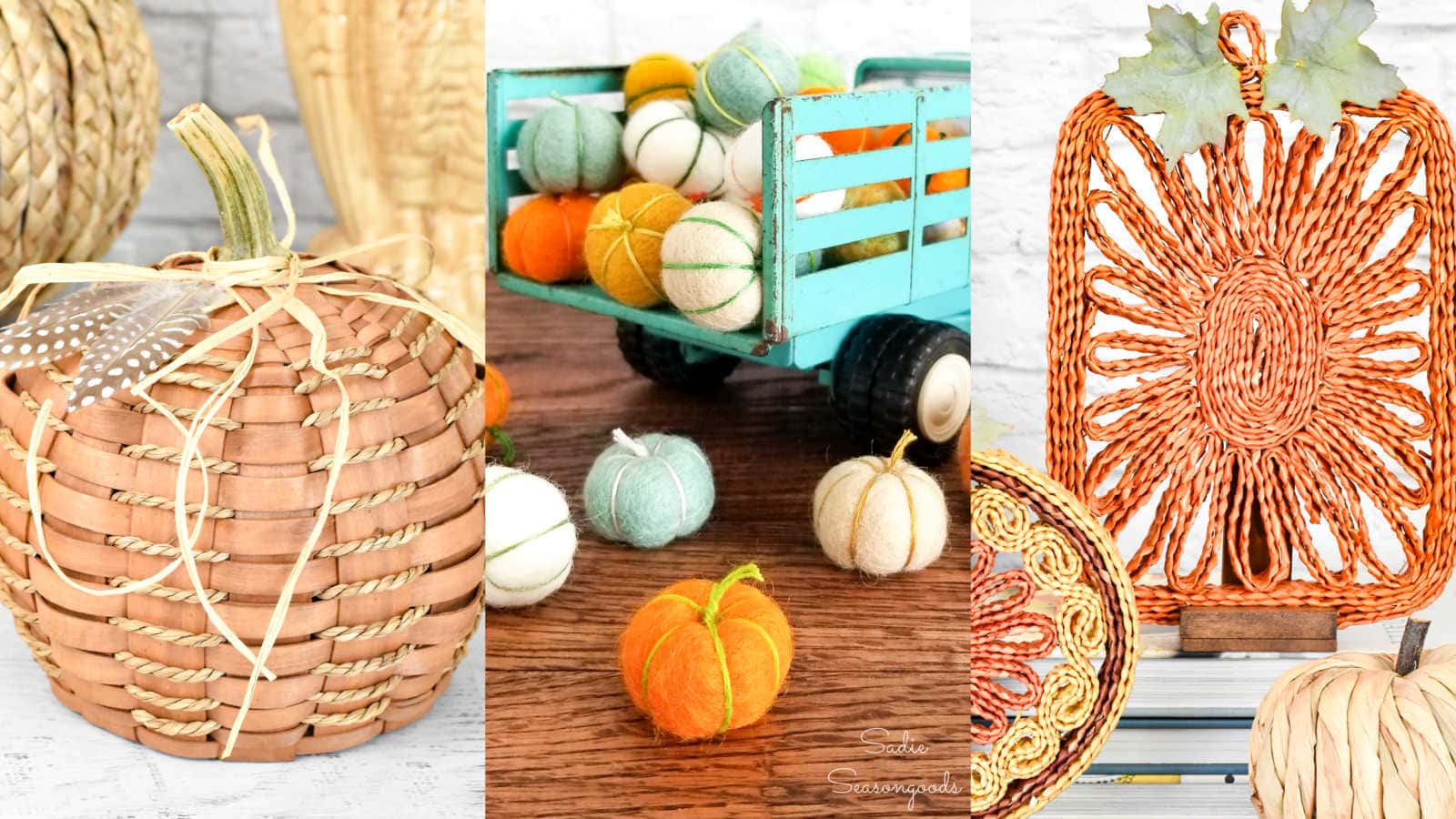 Fall Pumpkins to Upcycle