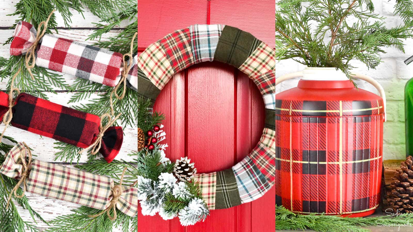 A Plaid Christmas Tree - Weekend Craft