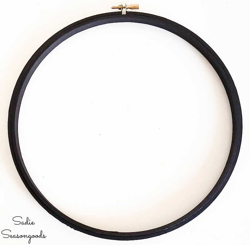 painted embroidery hoop