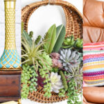 boho decor from thrift store finds