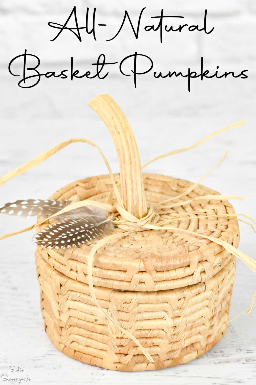 woven pumpkin