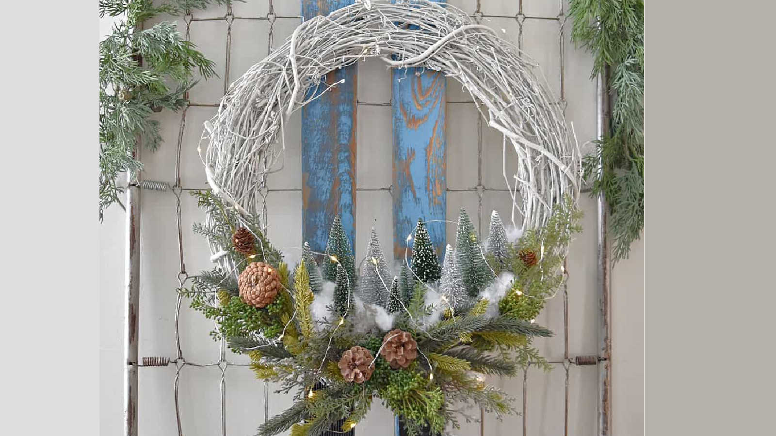 winter wreath for the holidays