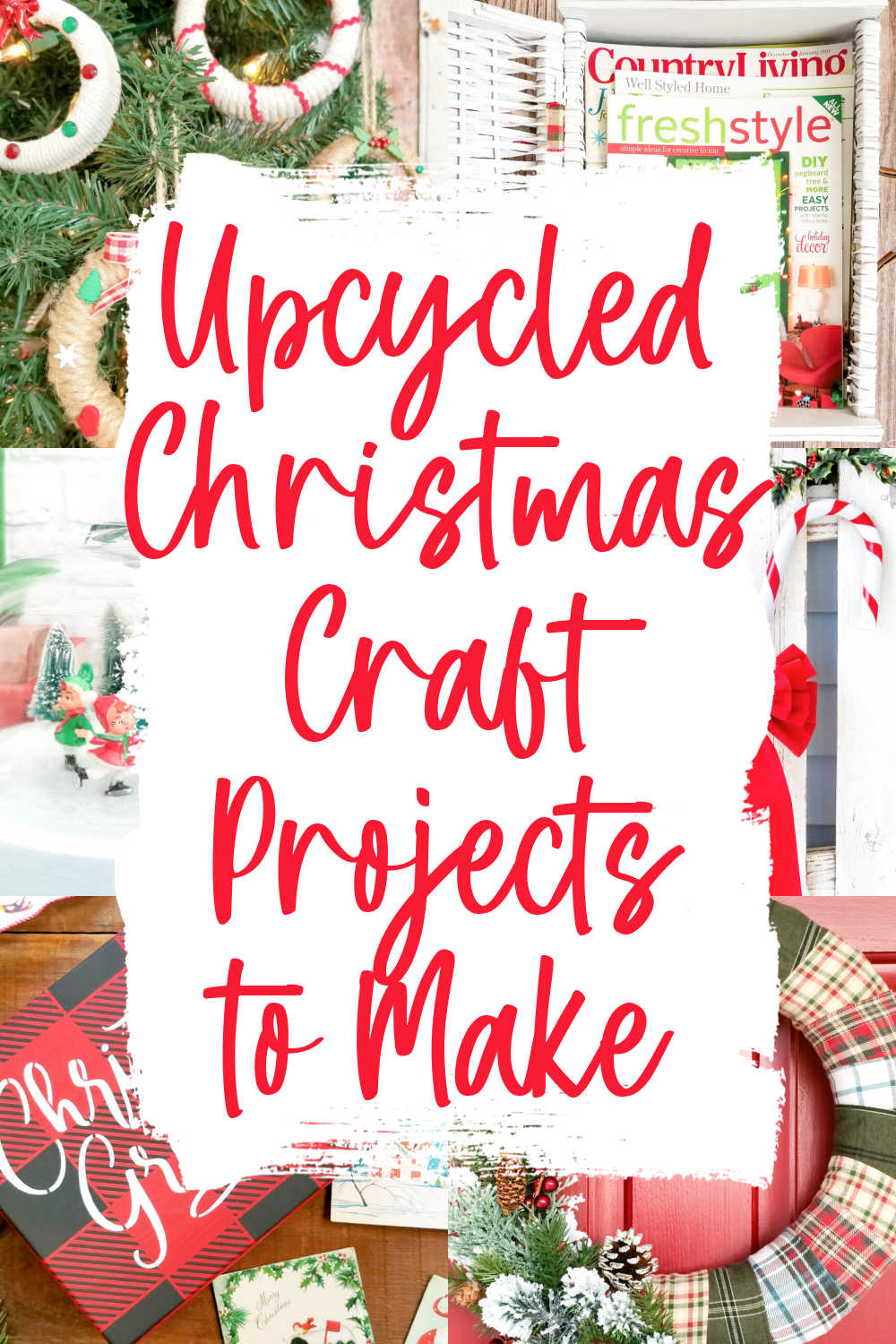 upcycle ideas for christmas craft projects