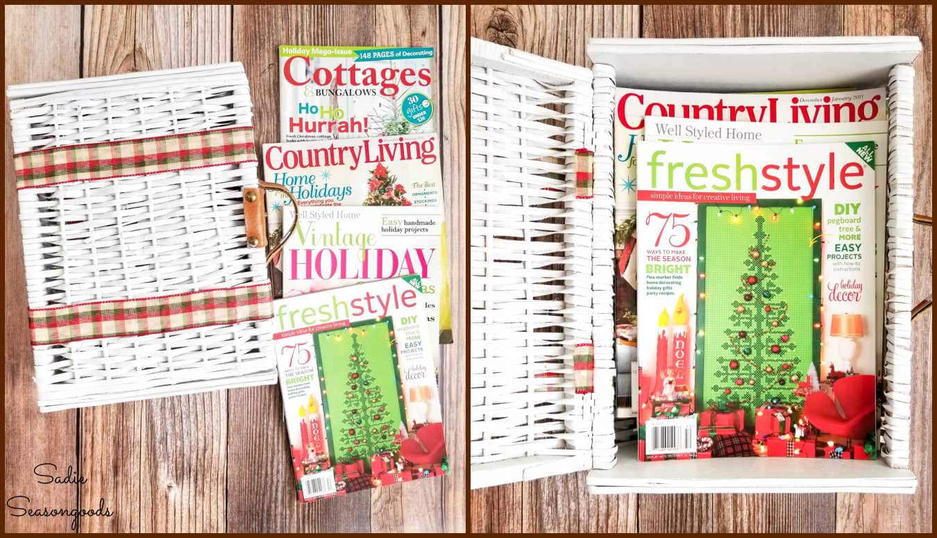 holiday magazine storage ideas