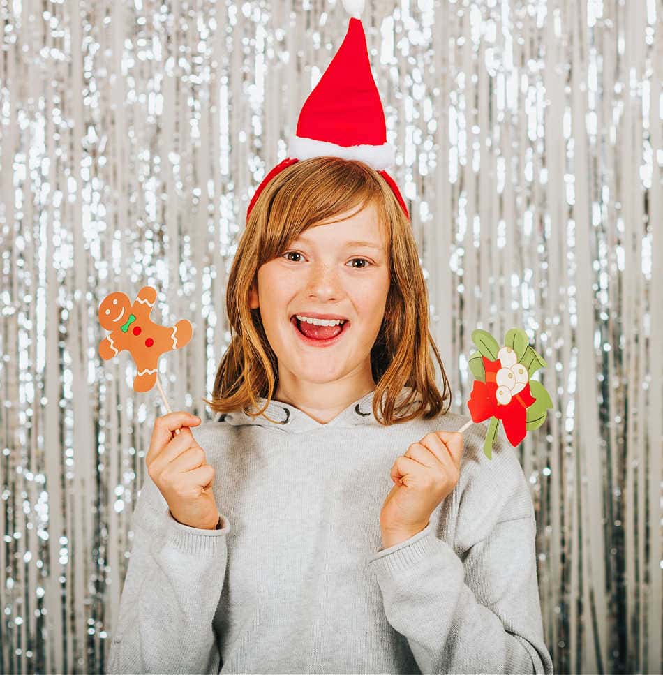 ideas for a Christmas photo booth