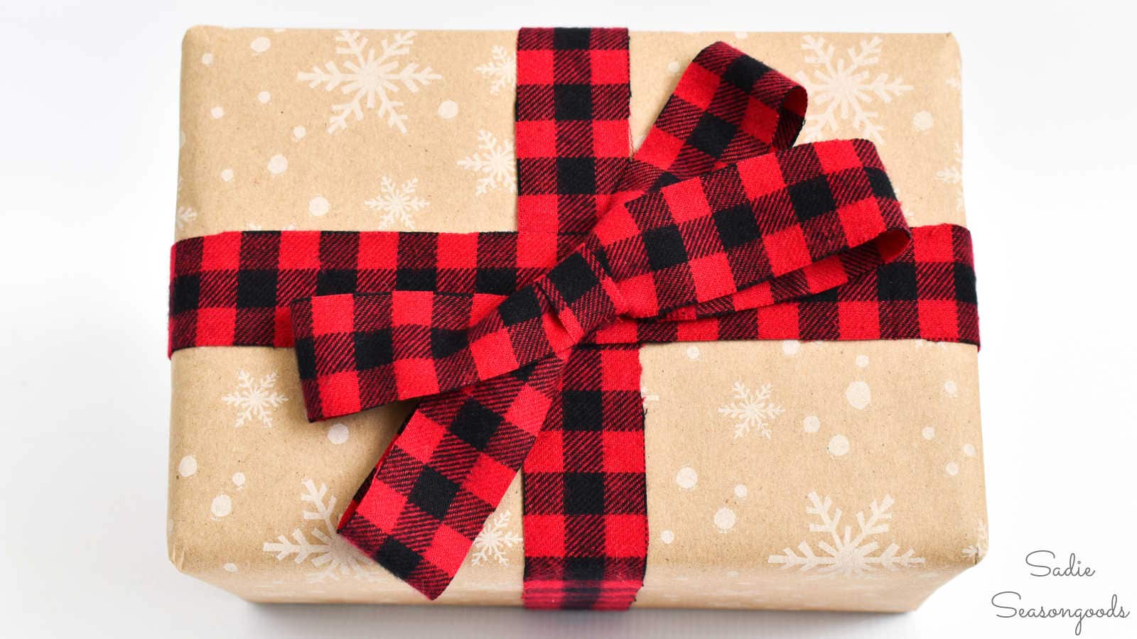 christmas plaid ribbon