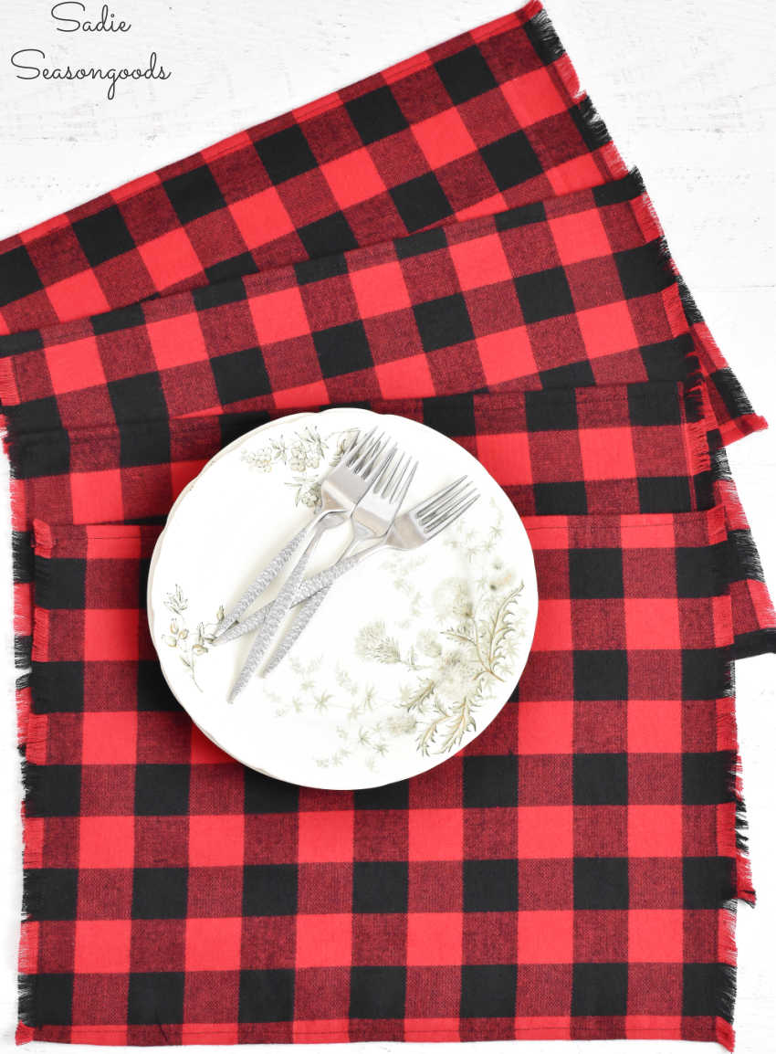 buffalo check placemats