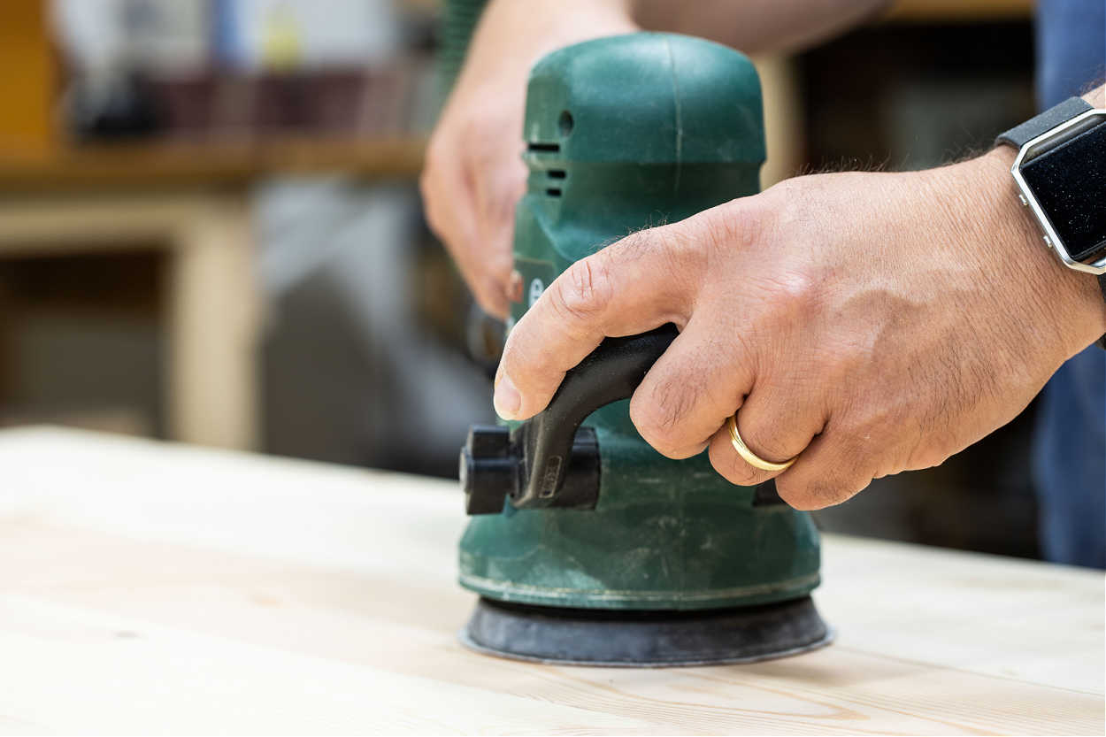 sanding before painting