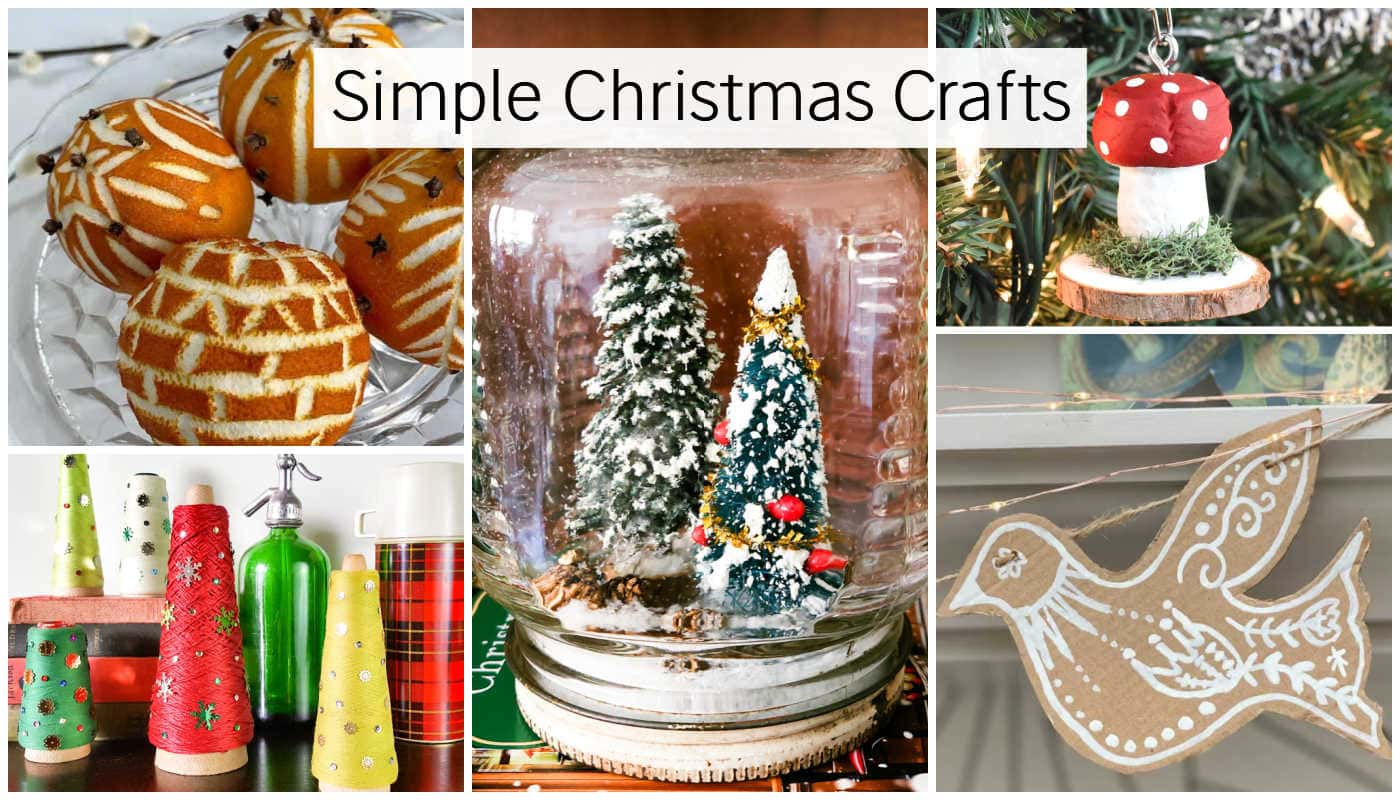 Simple Christmas Crafts to Make at Home