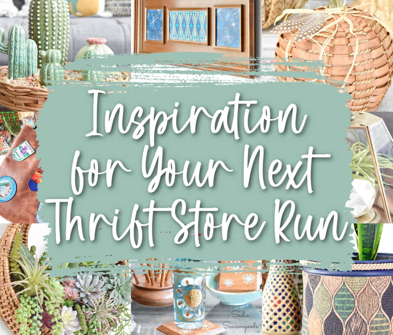 Thrift Store Crafts and Upcycle Ideas