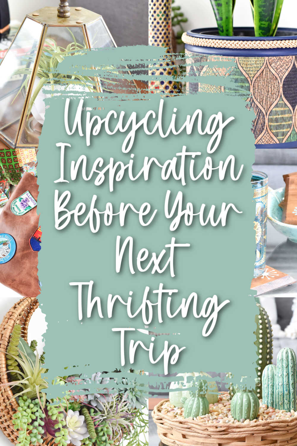 thrift store crafts and inspiring upcycles