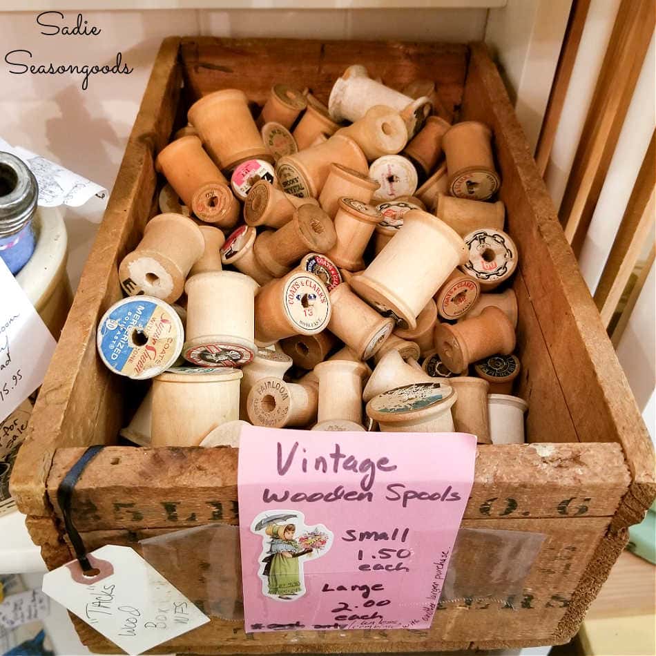 upcycling a wooden spool into a christmas ornament