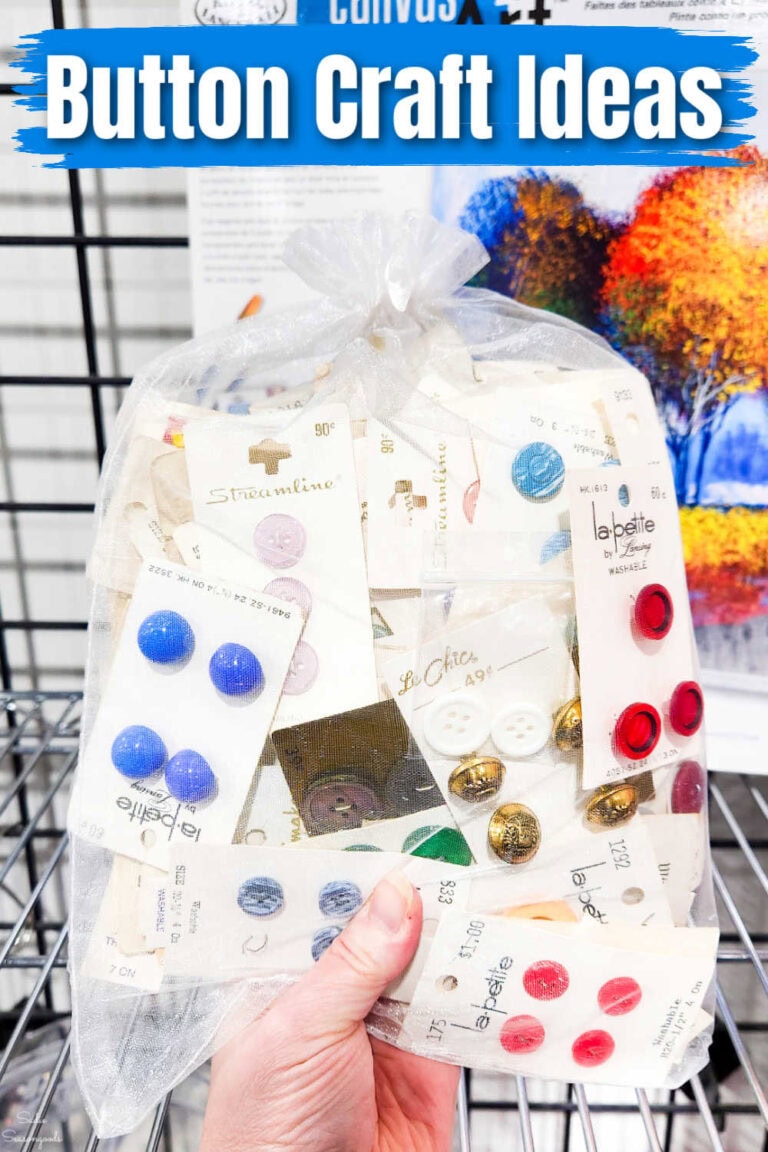Button Crafts and Project Ideas for All Those Vintage Buttons