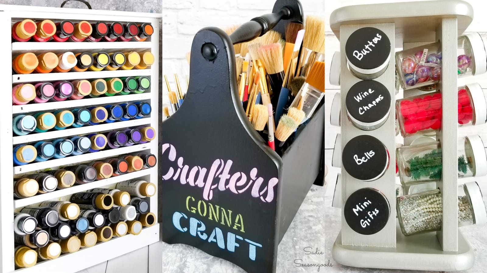 Upcycle Ideas for Craft Room Organization