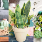 fake plants you can make and upcycle