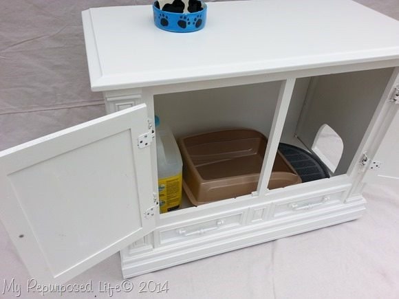 how to make a hidden litter box