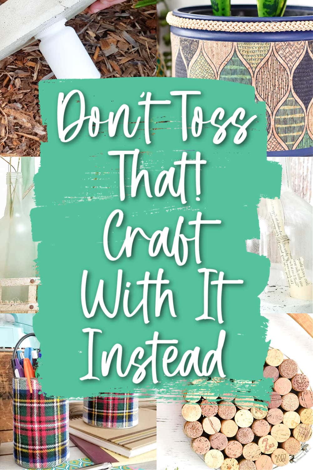 recycled crafts and crafting with trash