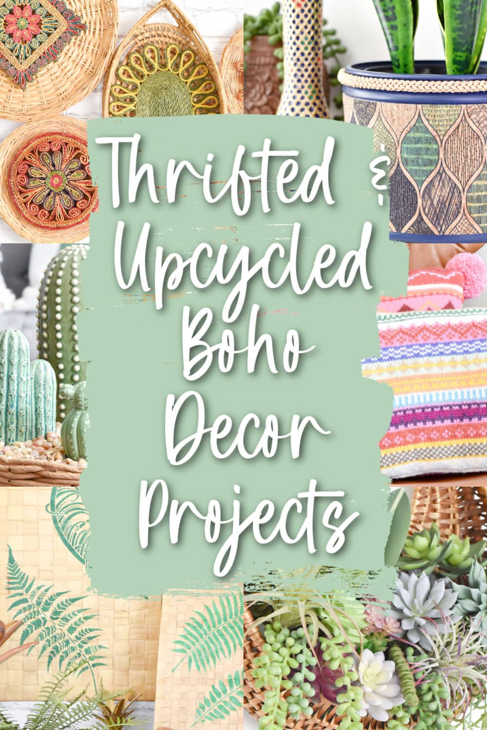 boho decor from thrift store makeovers