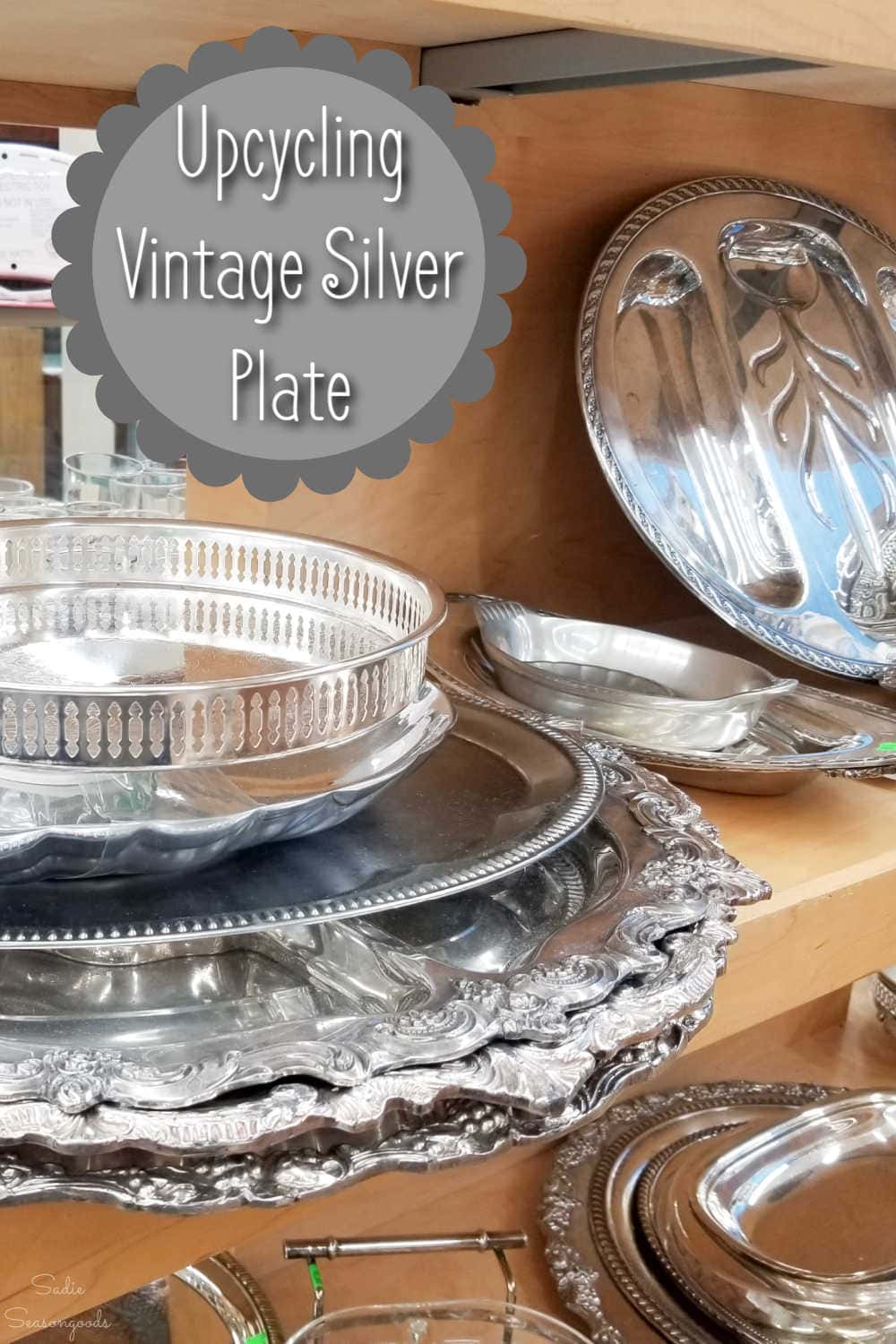 ideas for repurposing vintage silver