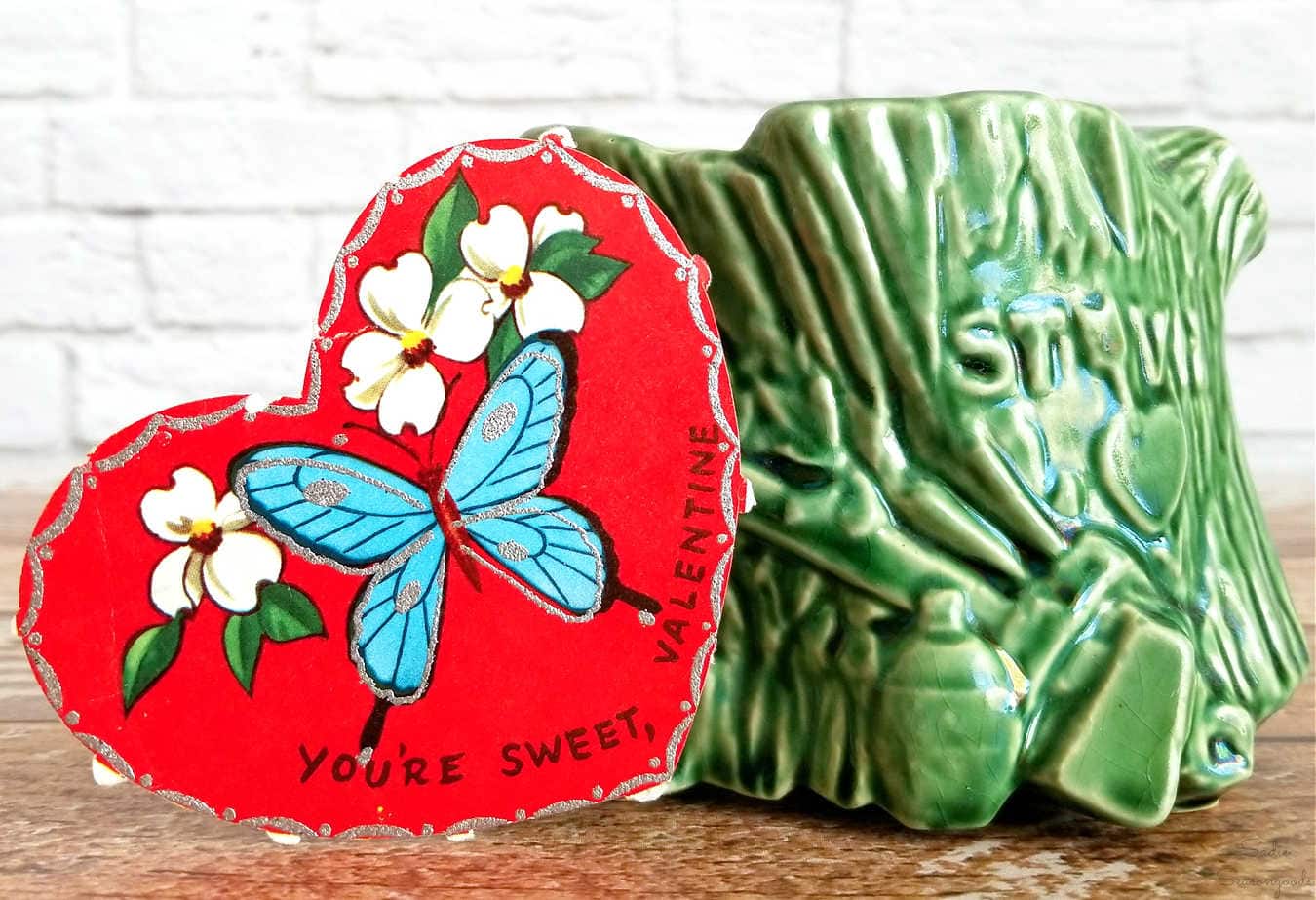 Valentine’s Day Decorations from Thrift Store Finds