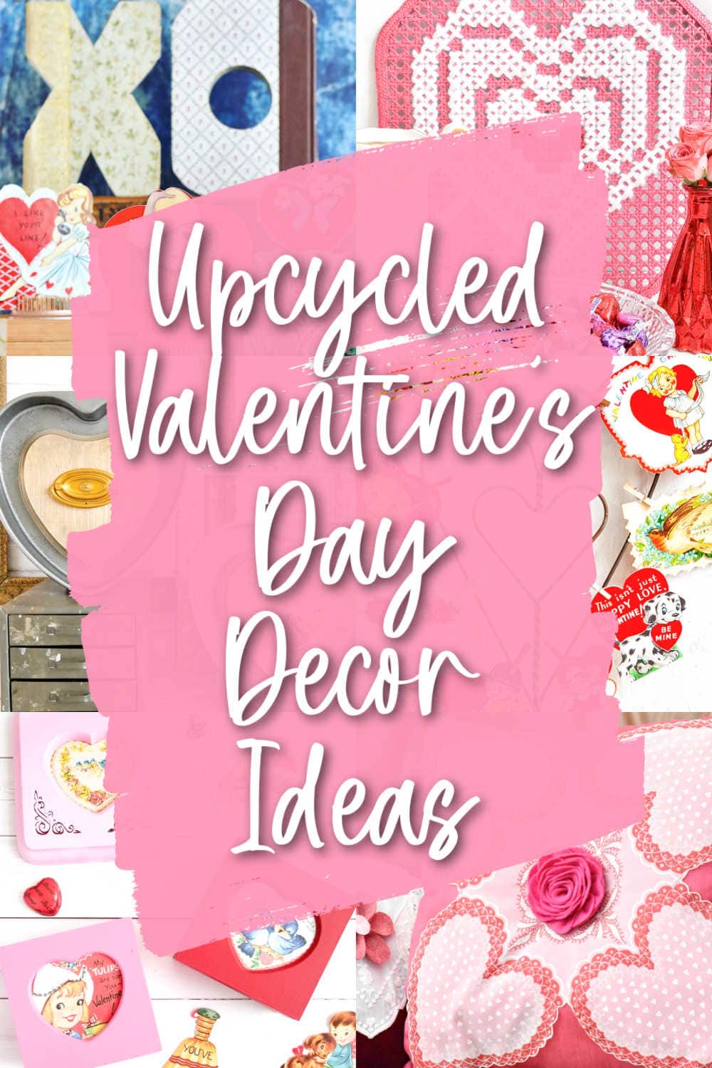 upcycle projects as valentine's day decorations