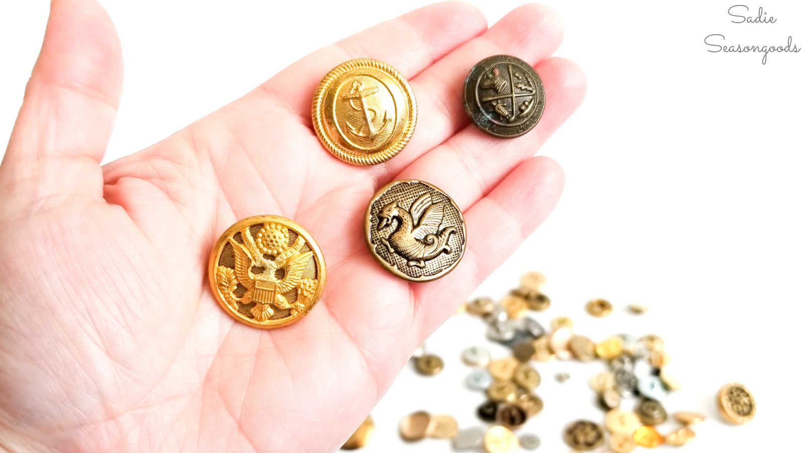 vintage buttons for button crafts