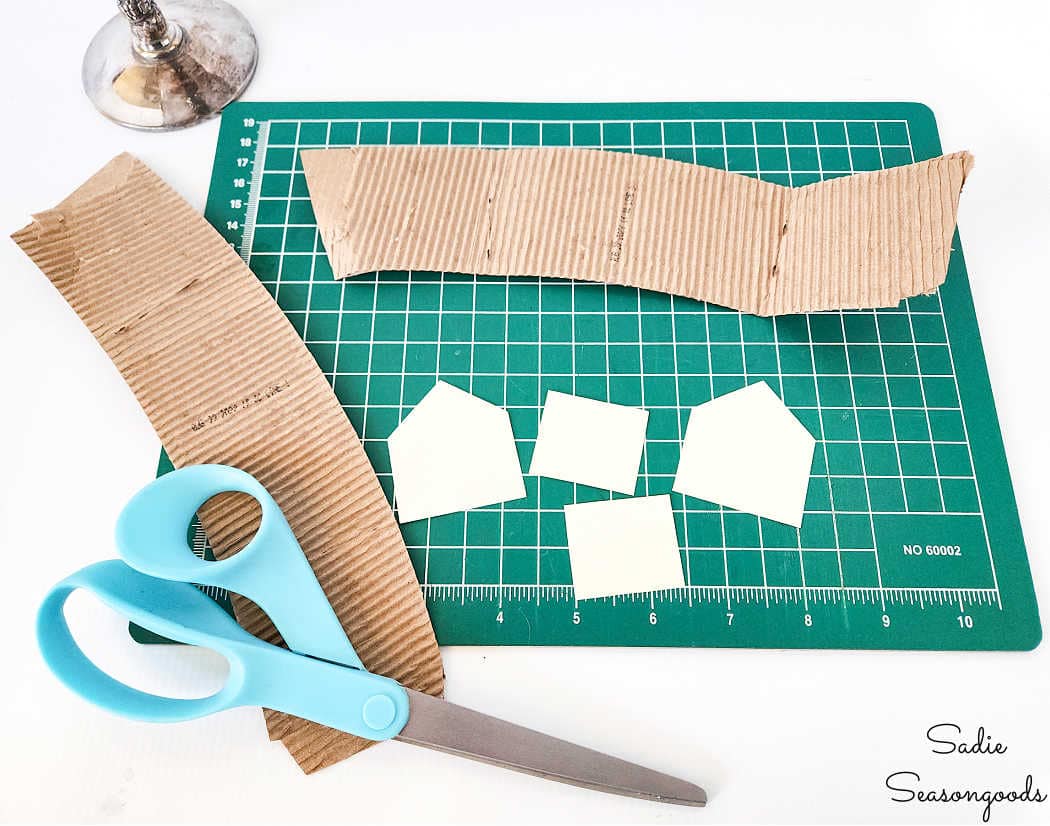 cardboard craft with coffee cup sleeves