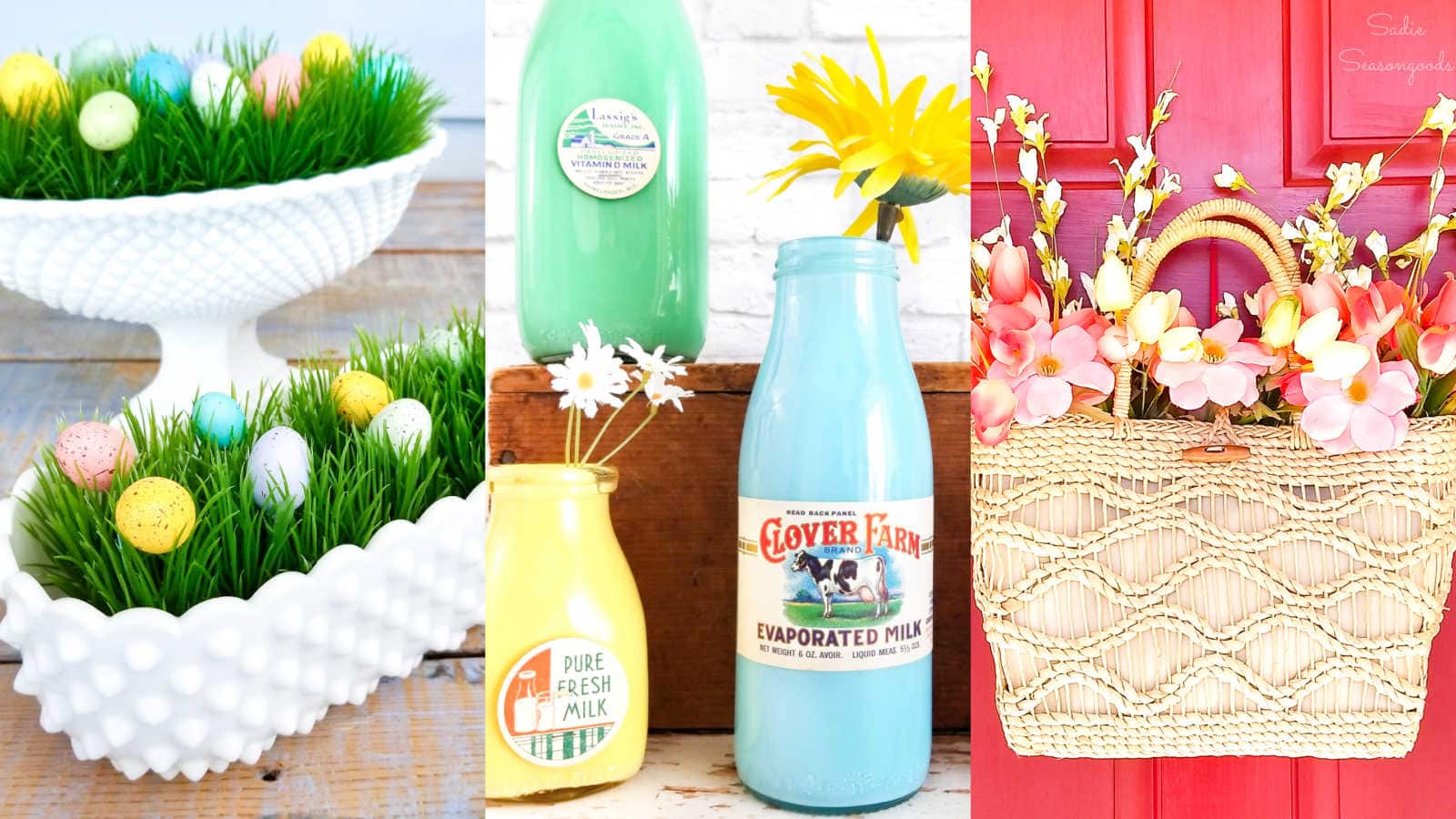 upcycling ideas for spring decor