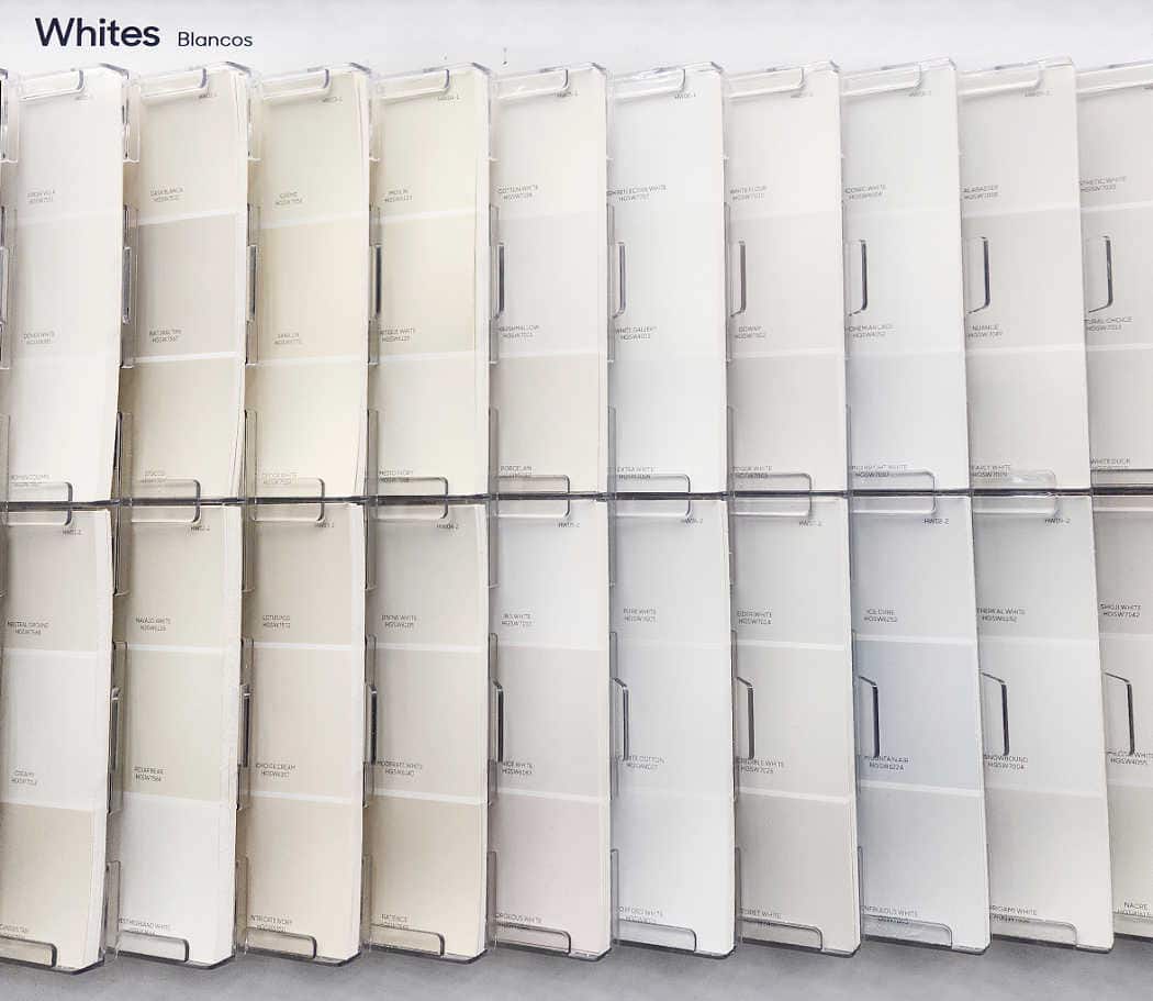 choosing the right shade of white paint