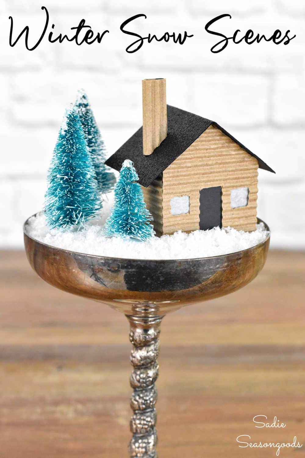 snow scenes for january decor